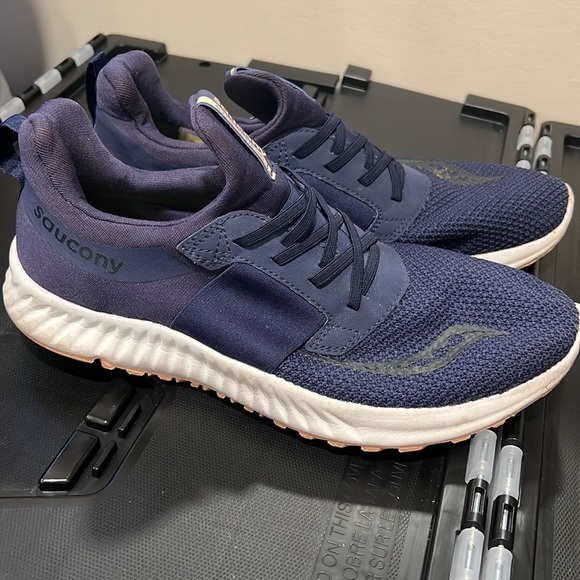 Saucony Stretch and Go shoes Navy Blue - Picture 4 of 8